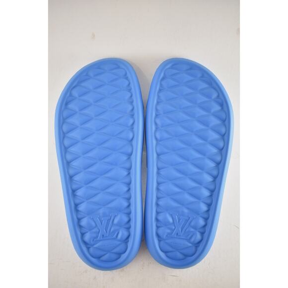 Louis Vuitton Waterfront Mule Bubble Monogram LV Blue Slide Sandal UK 9 US 10 11 main image 4